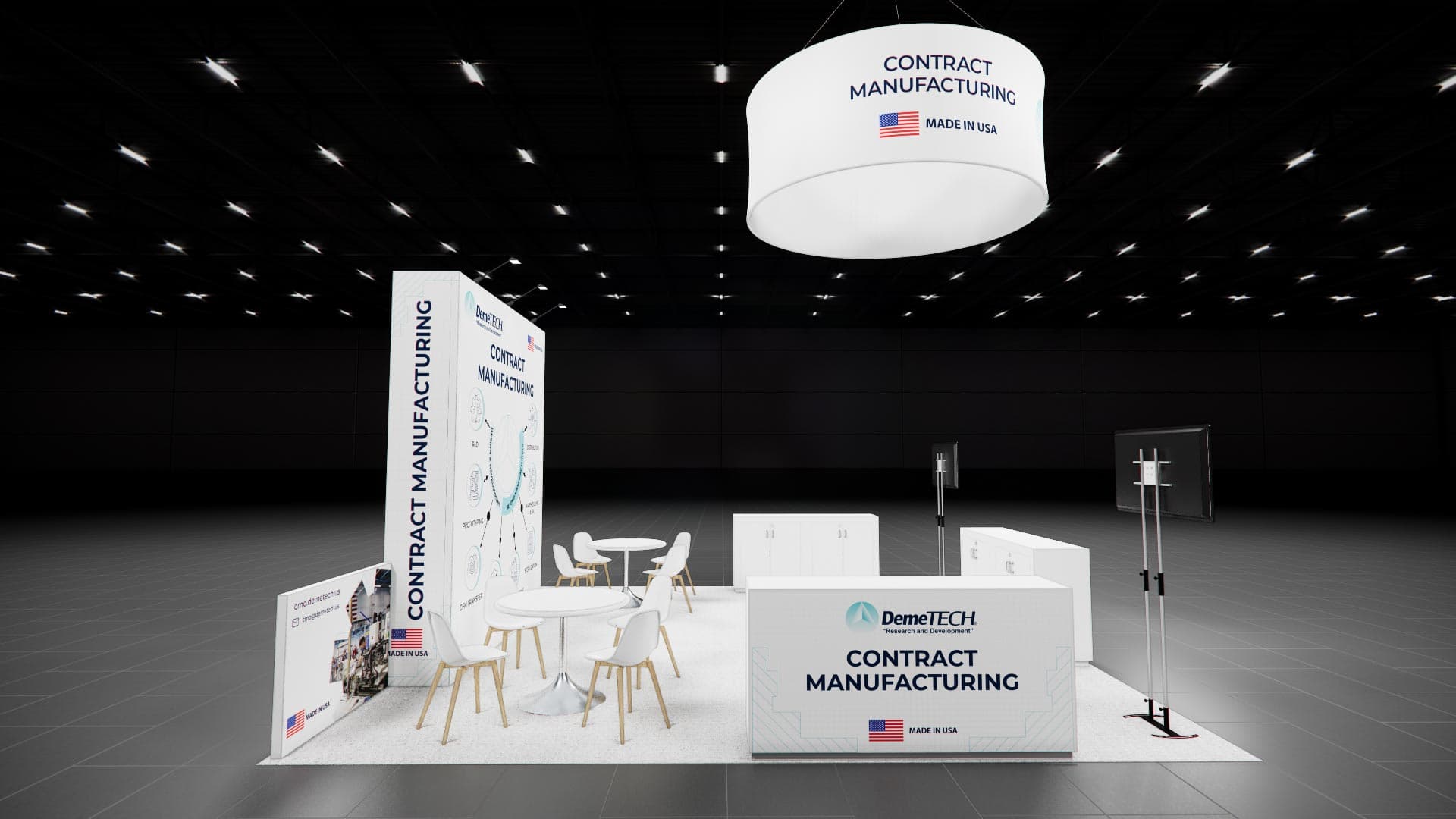 20 x 20 Island Exhibit Rental — IAAPA Expo, Orlando