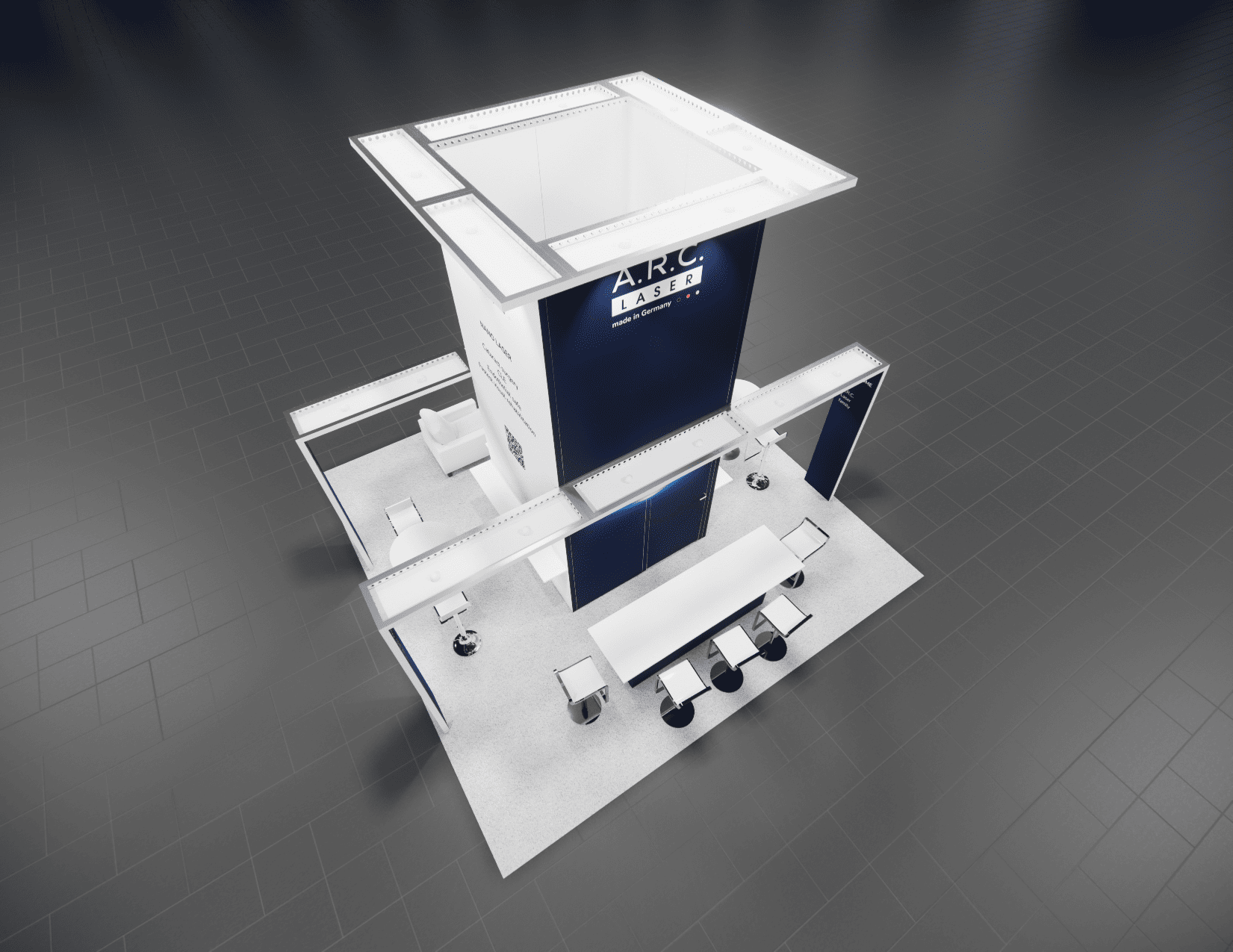 20 x 20 Island Exhibit Rental — HR Technology Conference, Las Vegas