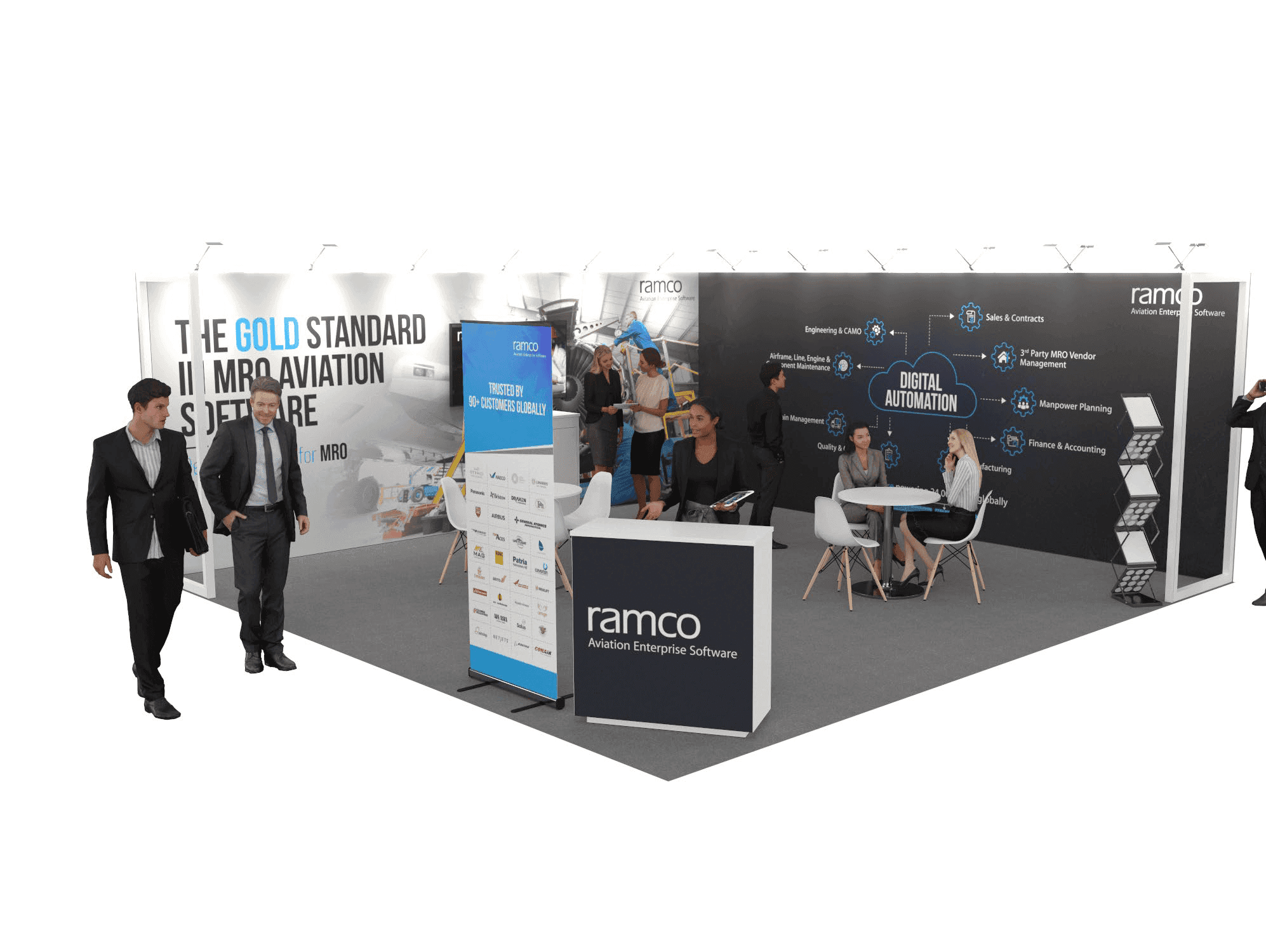 20 x 20 Island Exhibit Rental — IAAPA Expo, Orlando