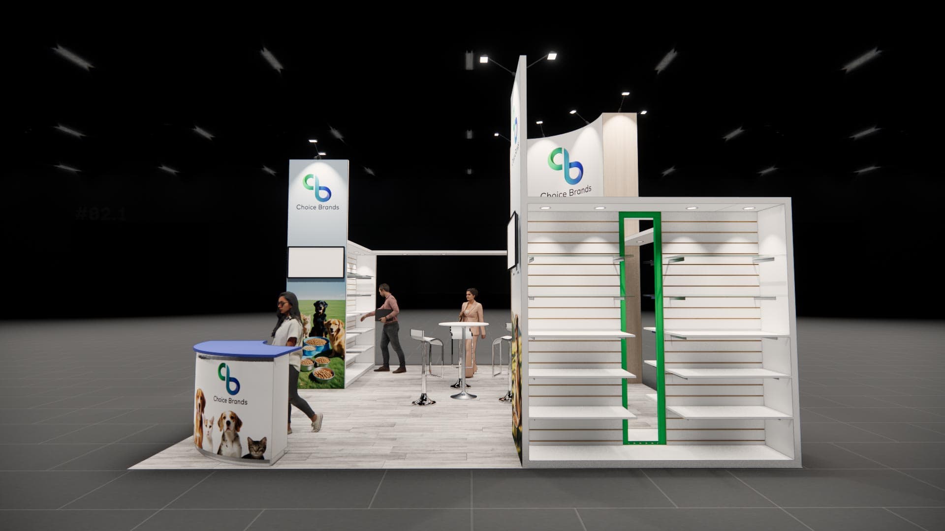 20 x 20 Island Exhibit Rental — Global Pet Expo, Orlando