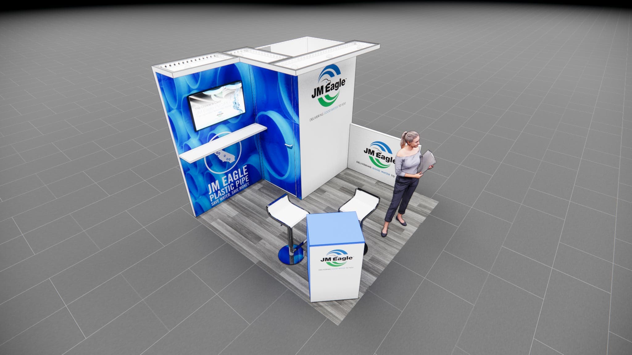 10 x 10 Inline Exhibit Rental — CES, Las Vegas