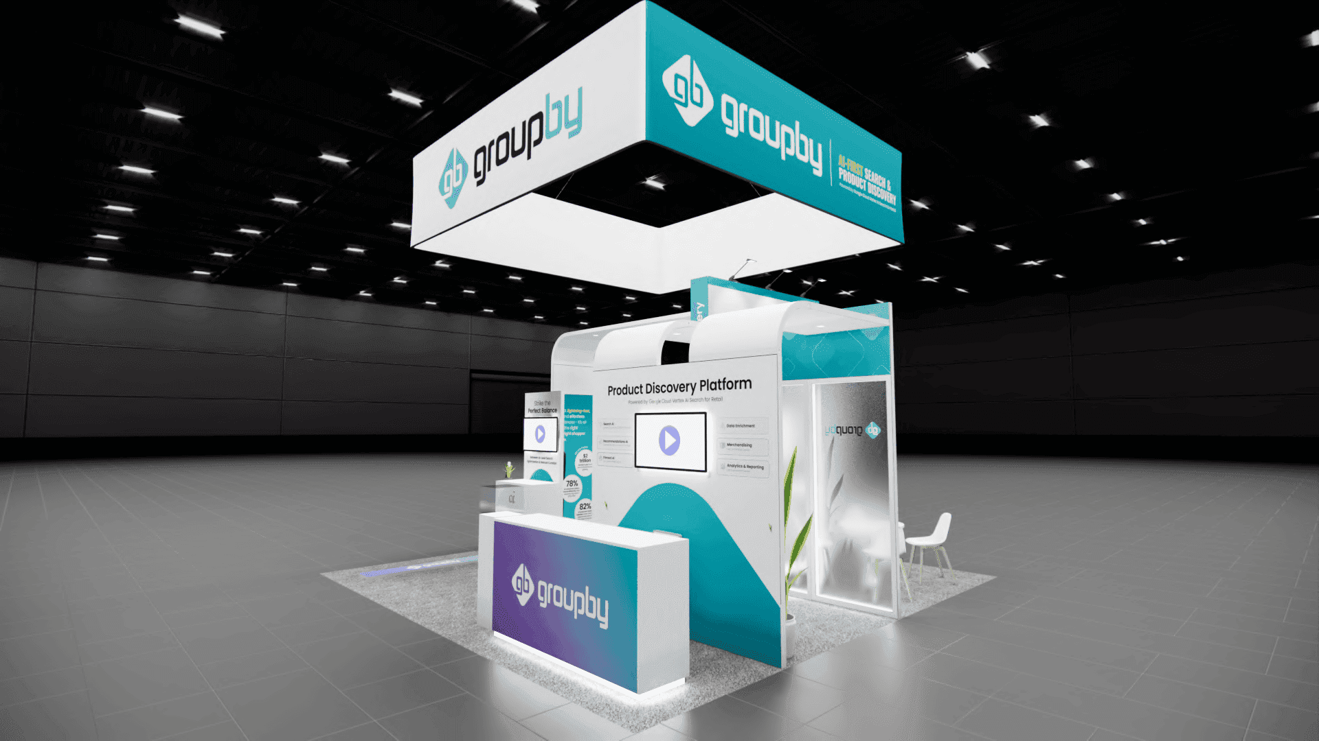 20 x 20 Island Exhibit Rental — MODEX, Atlanta