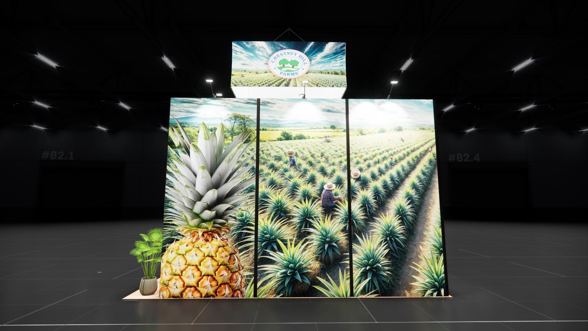 20 x 20 Island Exhibit Rental — Global Pet Expo, Orlando