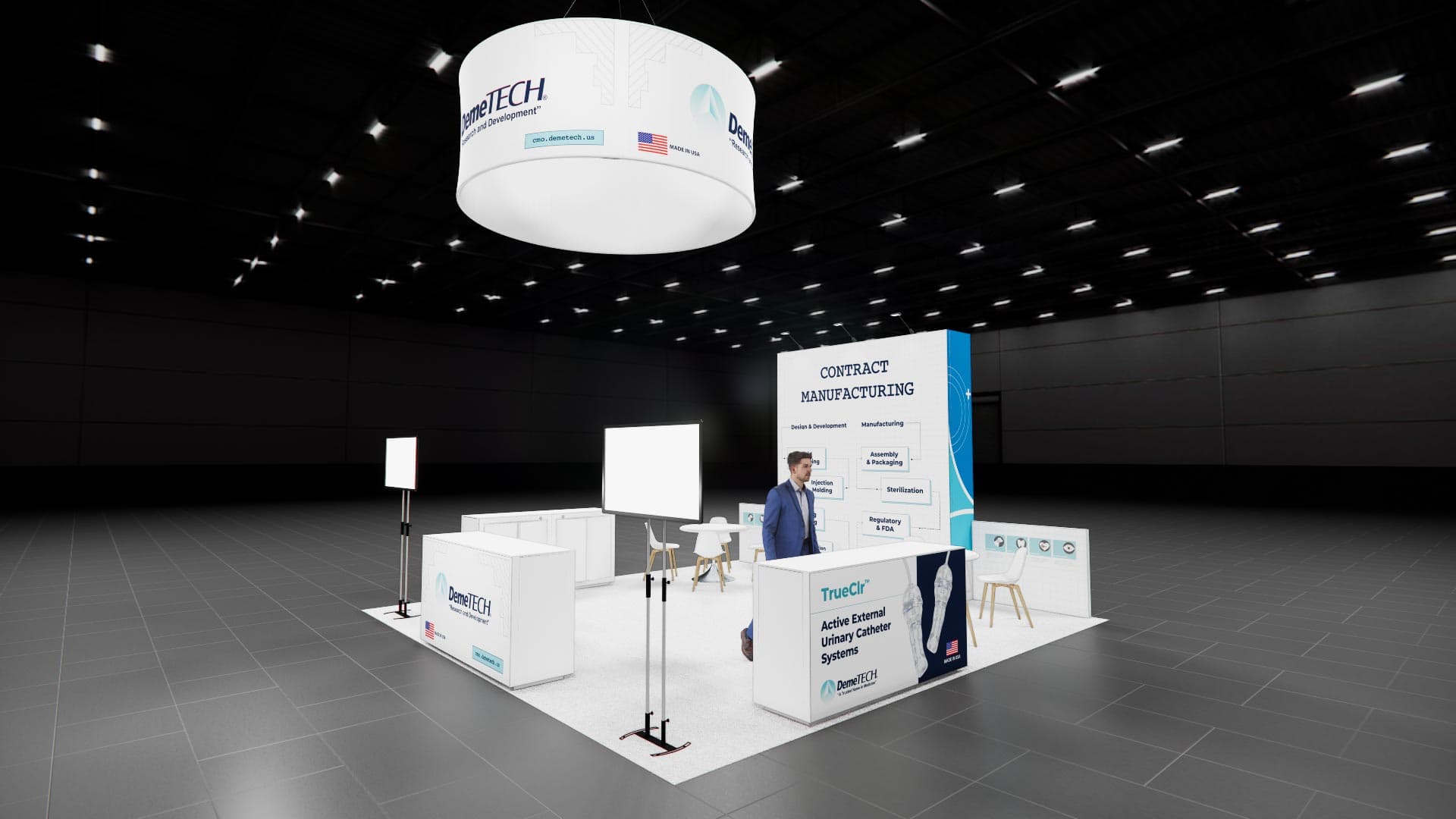 20 x 20 Island Exhibit Rental — MODEX, Atlanta