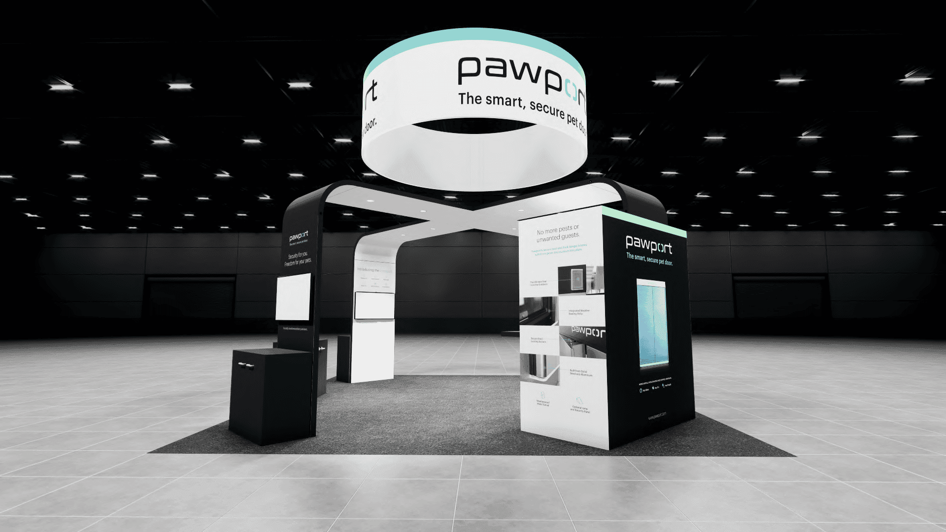 20 x 20 Island Exhibit Rental — InfoComm, Las Vegas