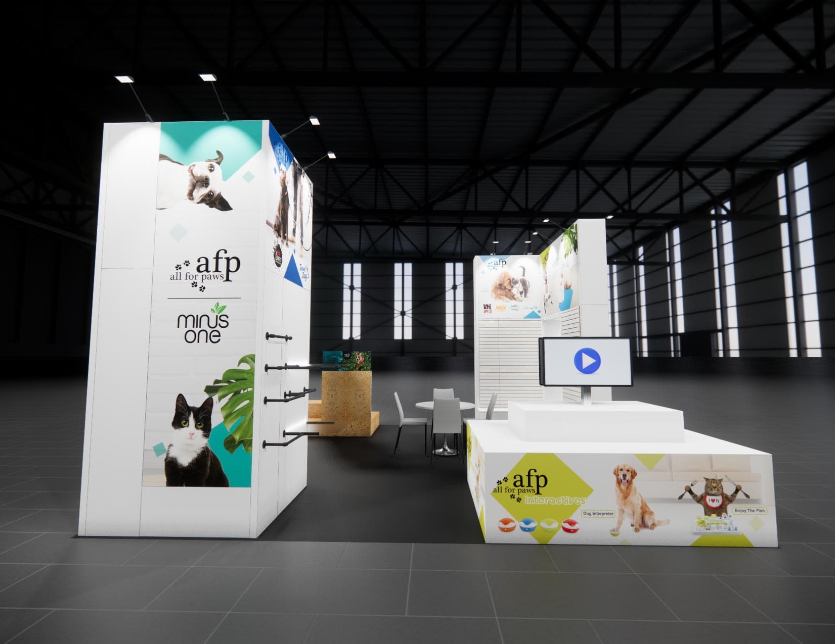 20 x 20 Island Exhibit Rental — InfoComm, Las Vegas