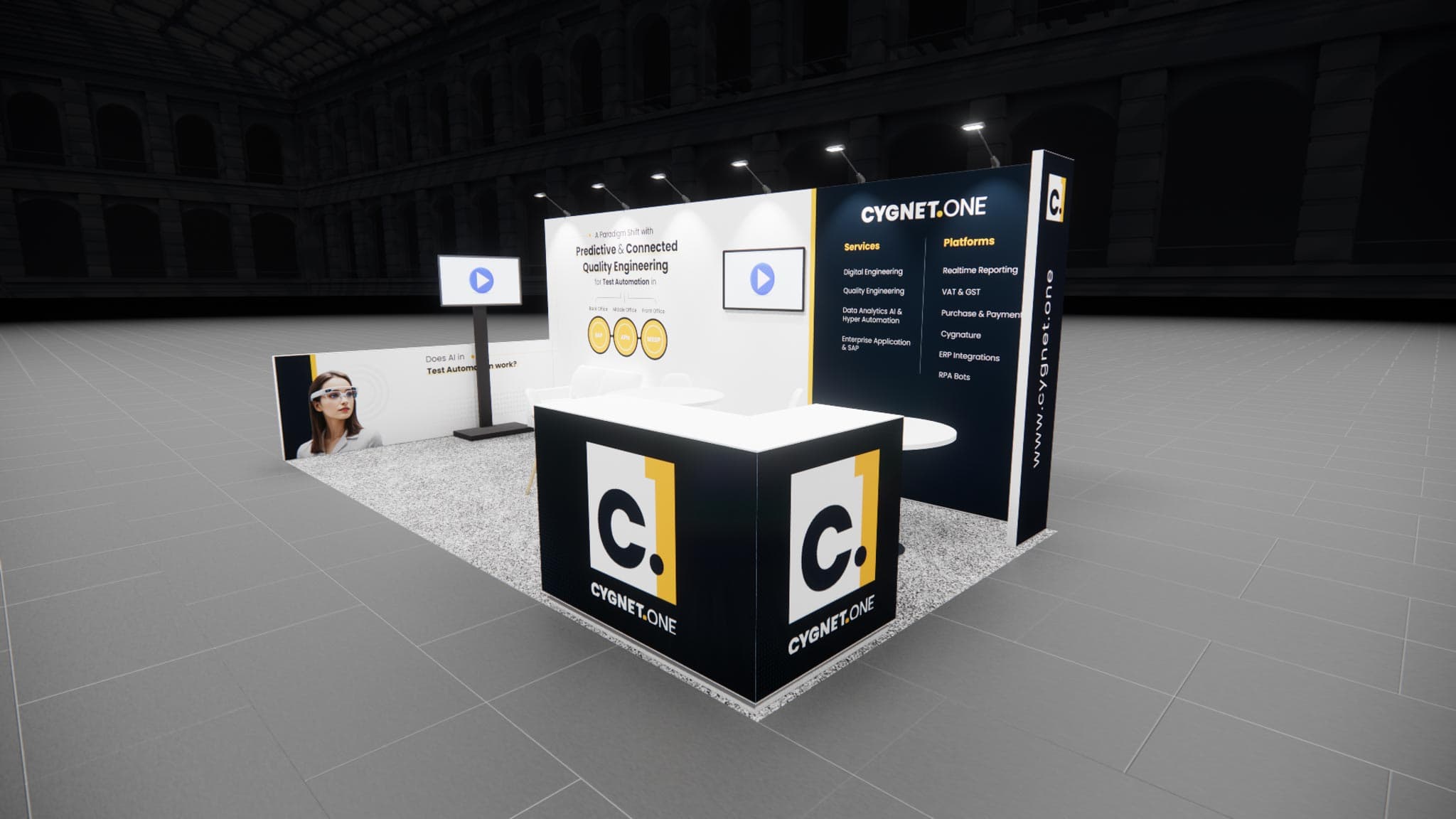 20 x 20 Inline Exhibit Rental — IAAPA Expo, Orlando
