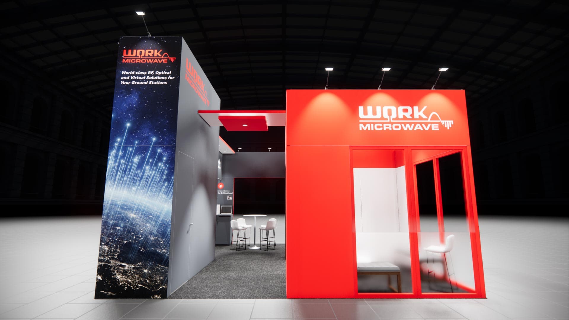 20 x 20 Island Exhibit Rental — InfoComm, Las Vegas
