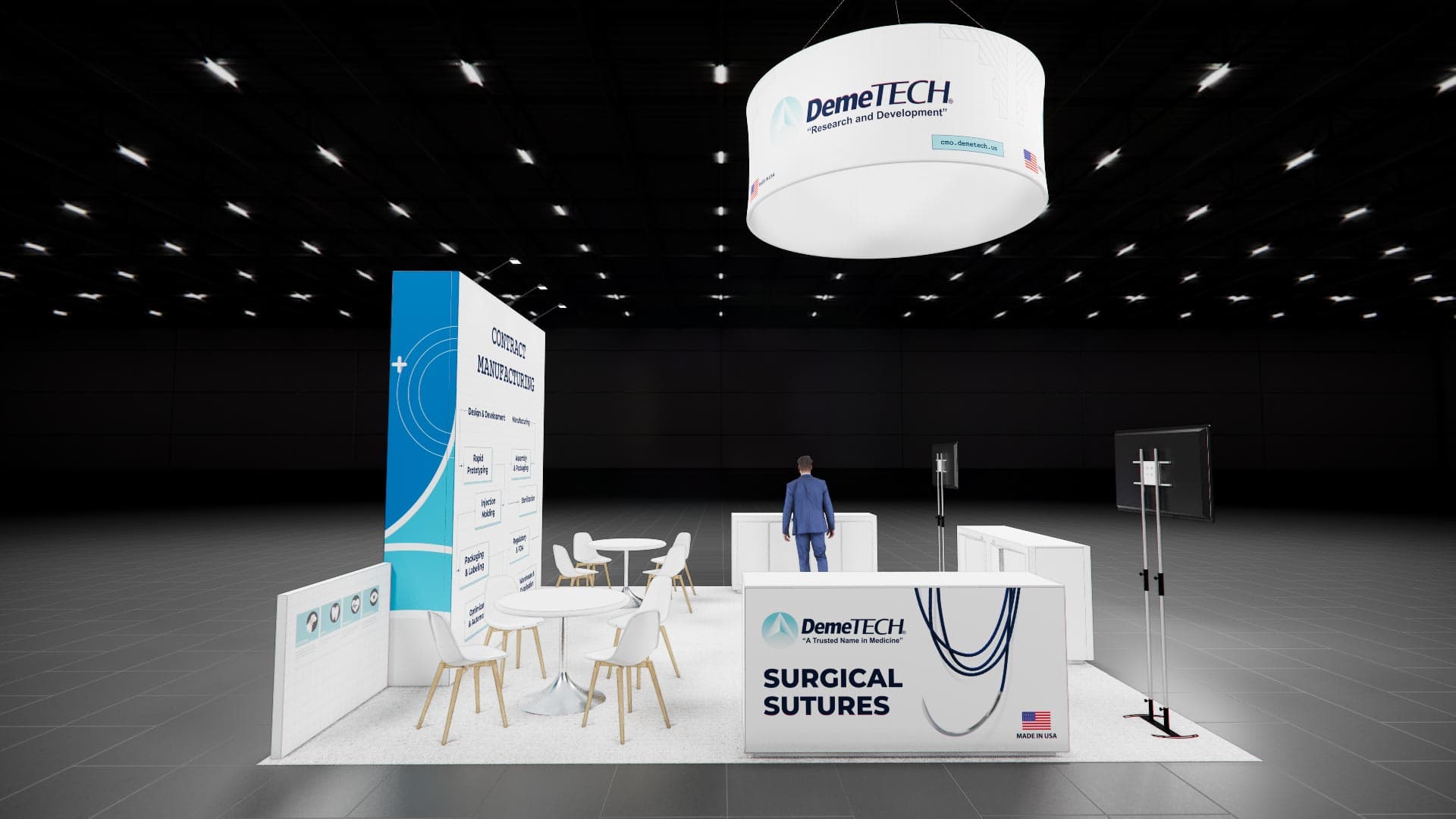 20 x 20 Island Exhibit Rental — MODEX, Atlanta