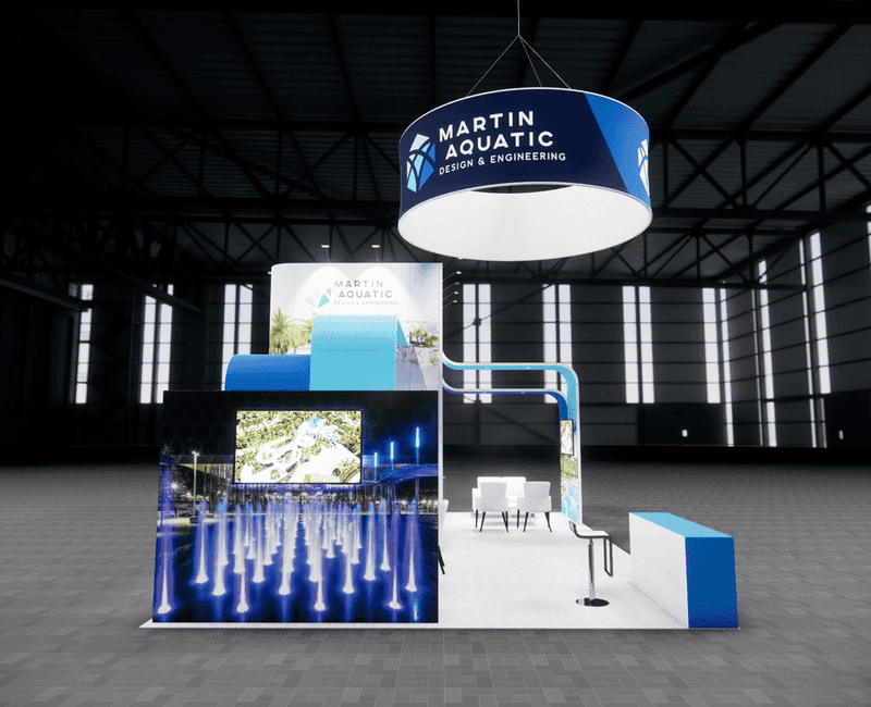 20 x 30 Island Exhibit Rental — IPPE, Atlanta