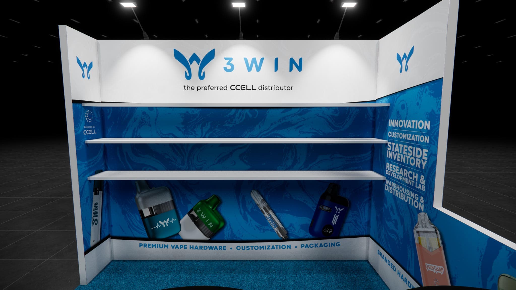 10 x 10 Inline Exhibit Rental — Coverings, Orlando