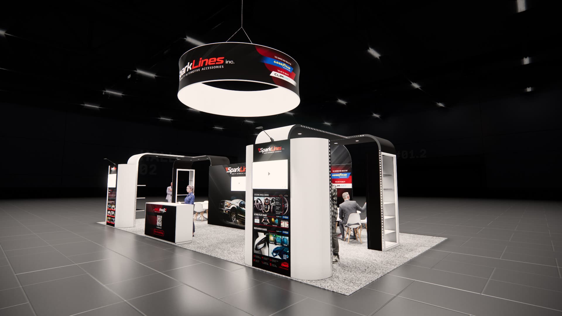 20 x 40 Island Exhibit Rental — IPPE, Atlanta