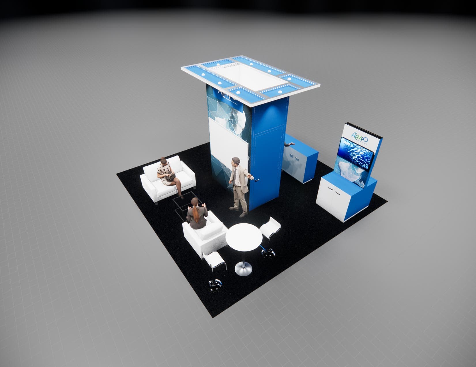 20 x 20 Island Exhibit Rental — Global Pet Expo, Orlando