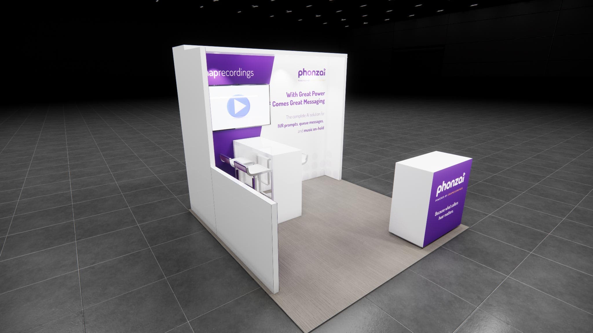 10 x 10 Inline Exhibit Rental — LDI Show, Las Vegas