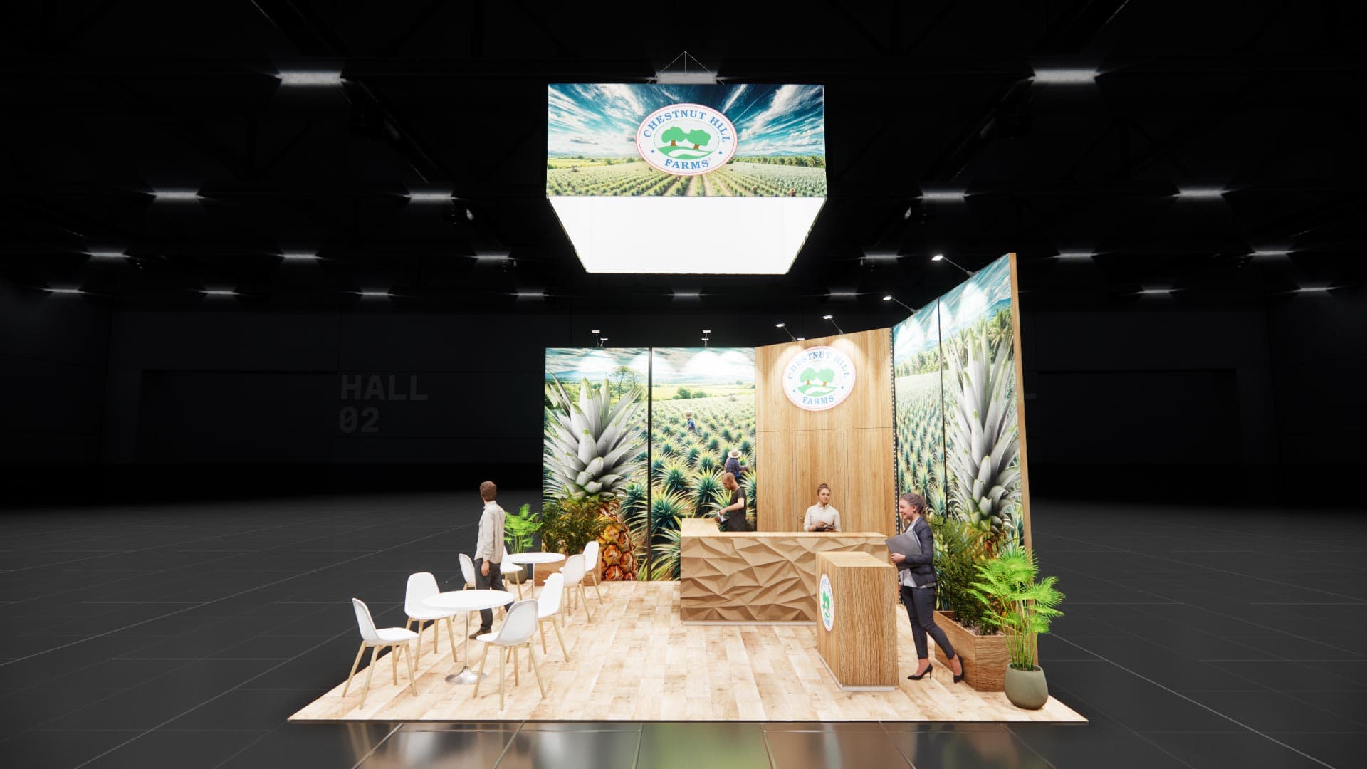 20 x 20 Island Exhibit Rental — Global Pet Expo, Orlando