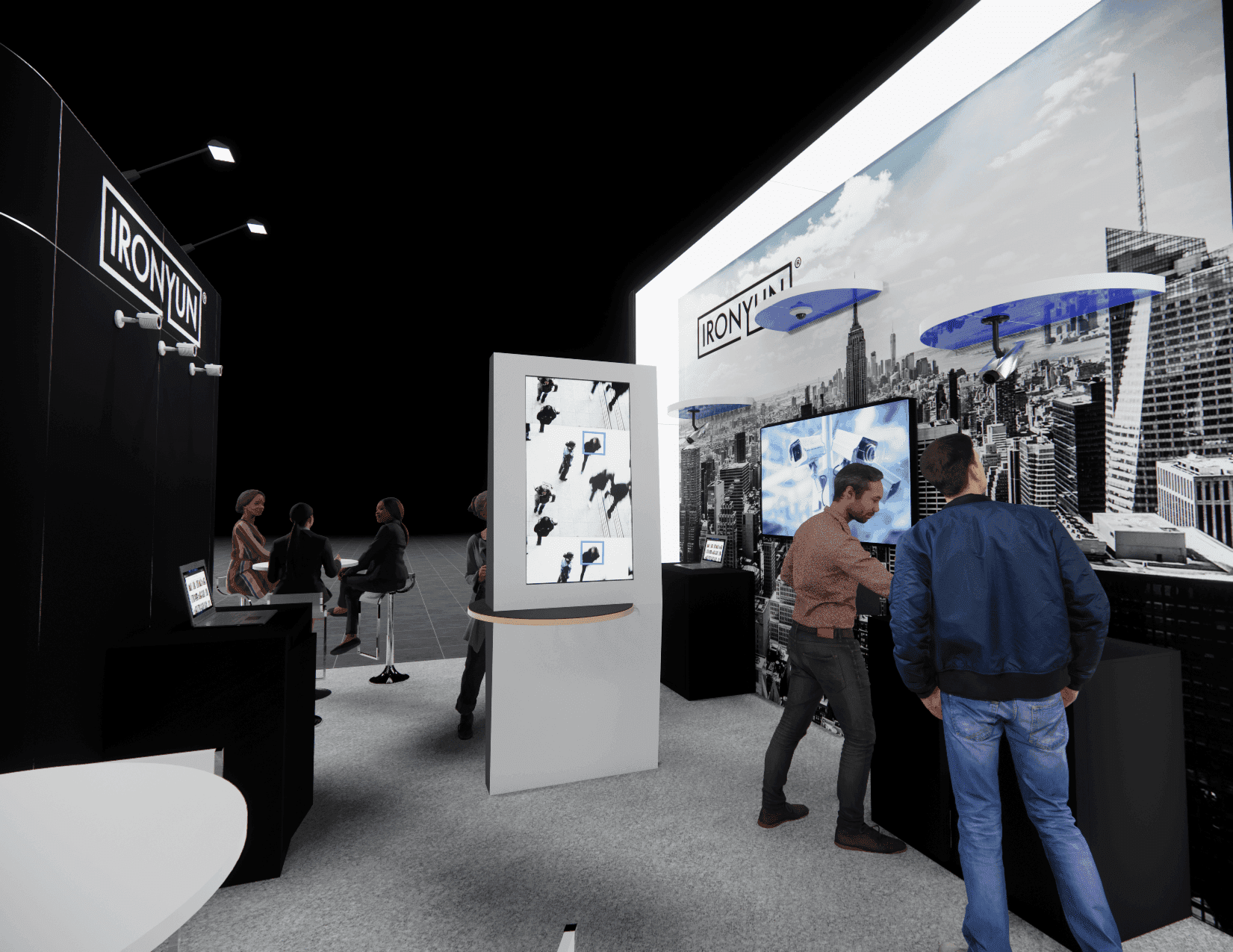 20 x 20 Island Exhibit Rental — InfoComm, Las Vegas