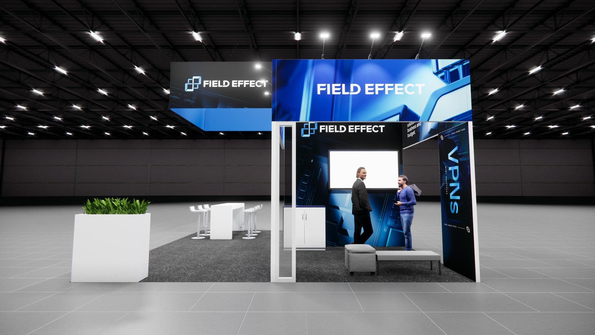 20 x 20 Island Exhibit Rental — CES, Las Vegas