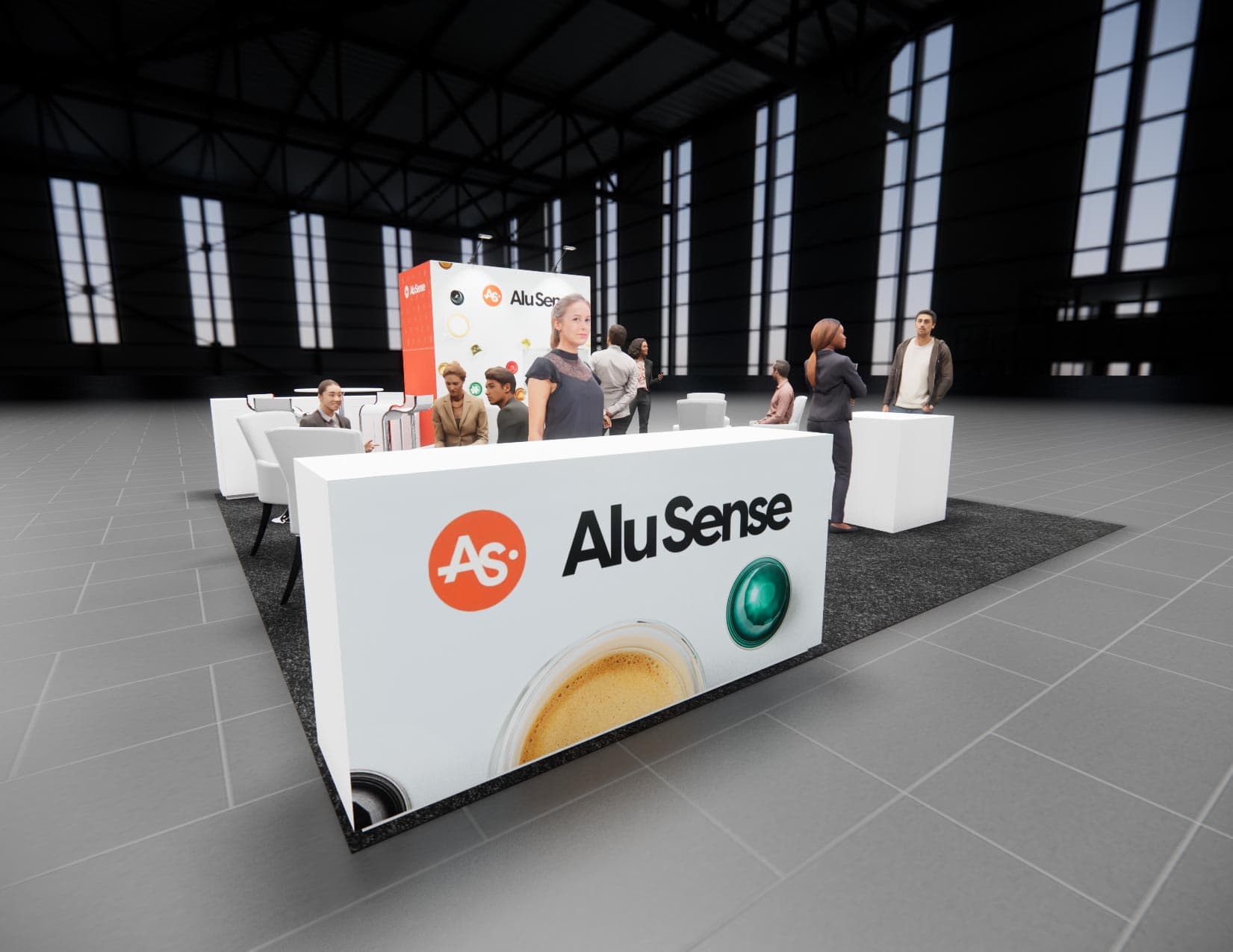 20 x 20 Island Exhibit Rental — MODEX, Atlanta