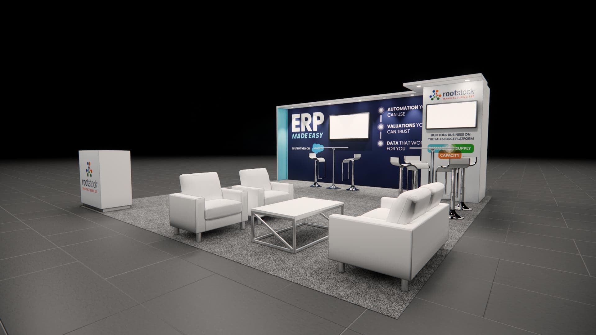 20 x 20 Island Exhibit Rental — Global Pet Expo, Orlando