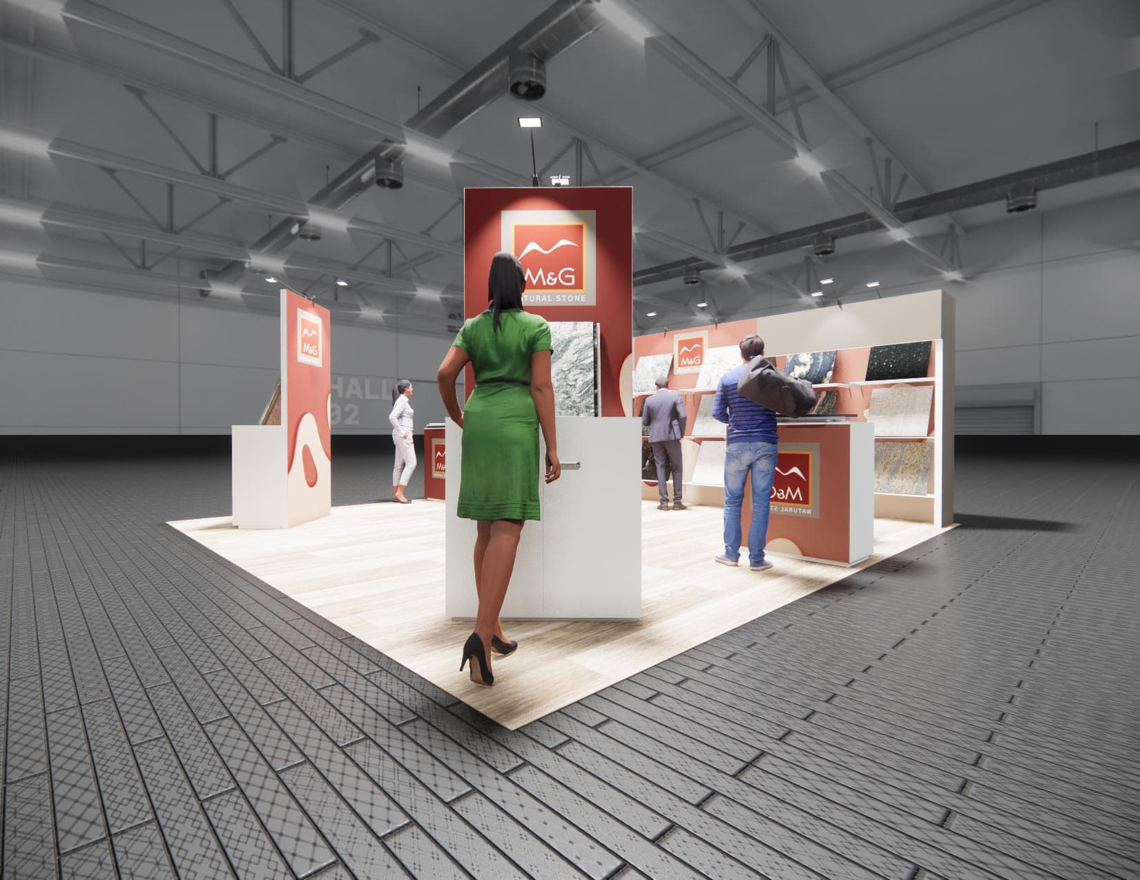 20 x 20 Island Exhibit Rental — IAAPA Expo, Orlando