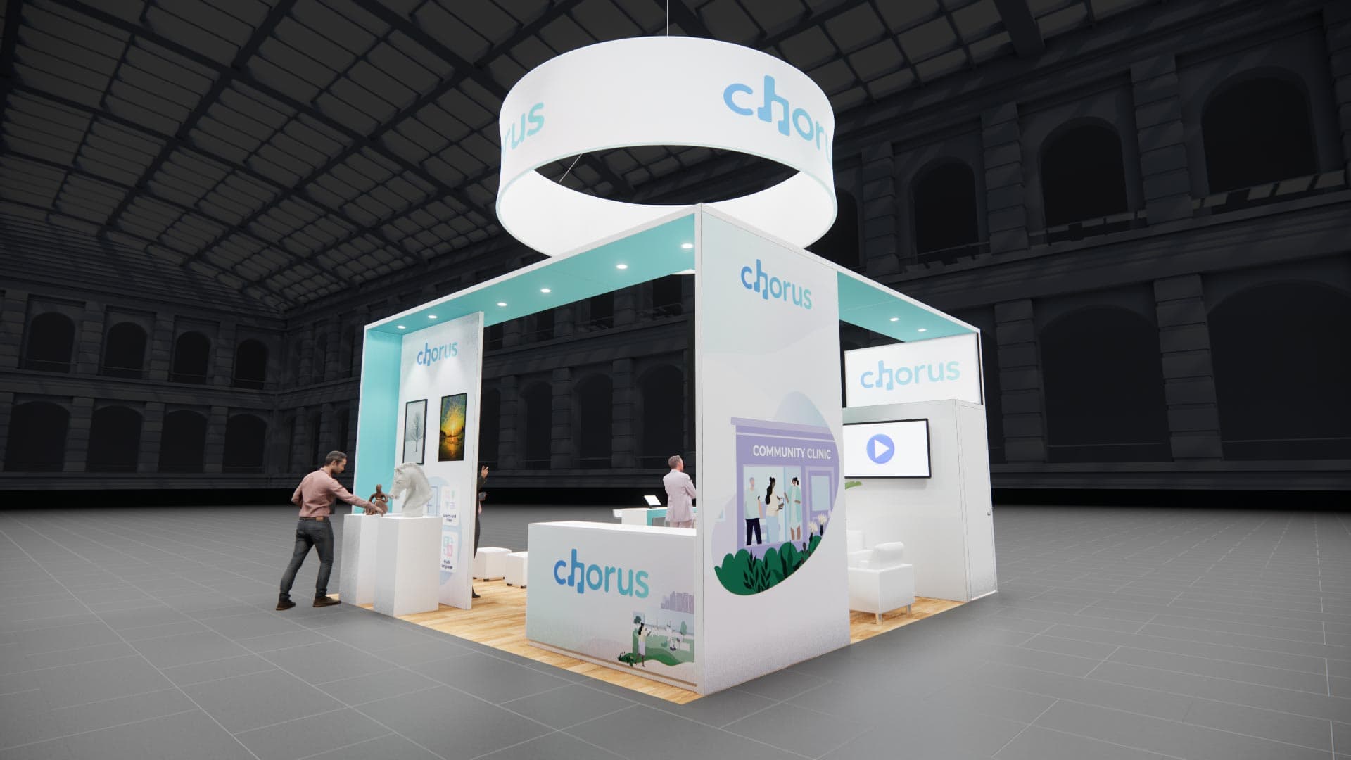 20 x 20 Island Exhibit Rental — Global Pet Expo, Orlando