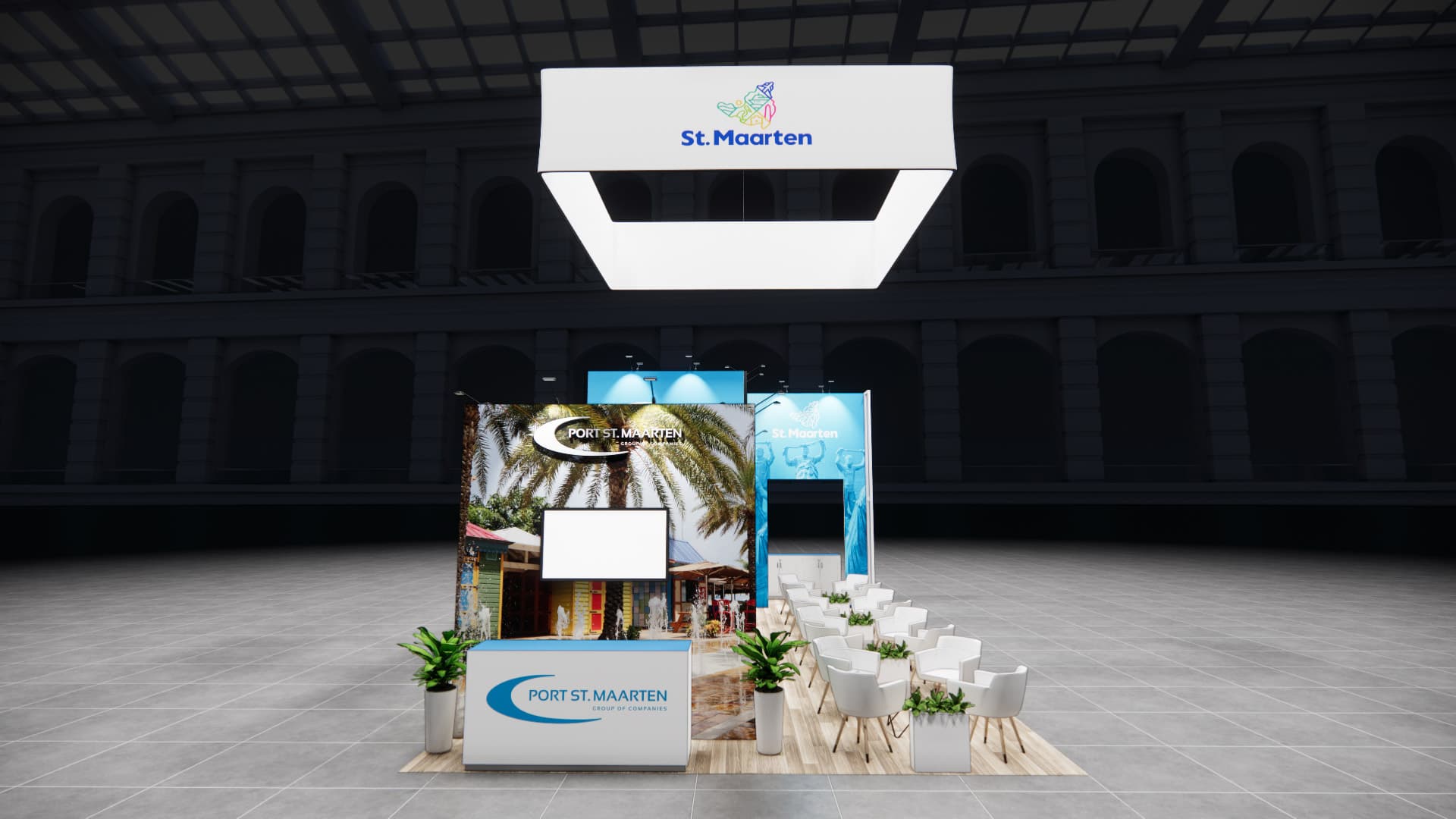 20 x 40 Island Exhibit Rental — IPPE, Atlanta