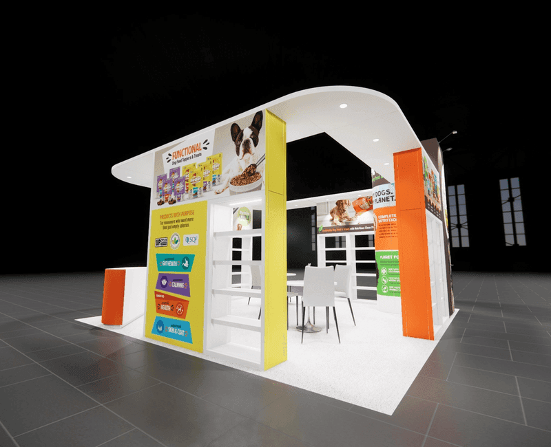 20 x 20 Island Exhibit Rental — InfoComm, Las Vegas