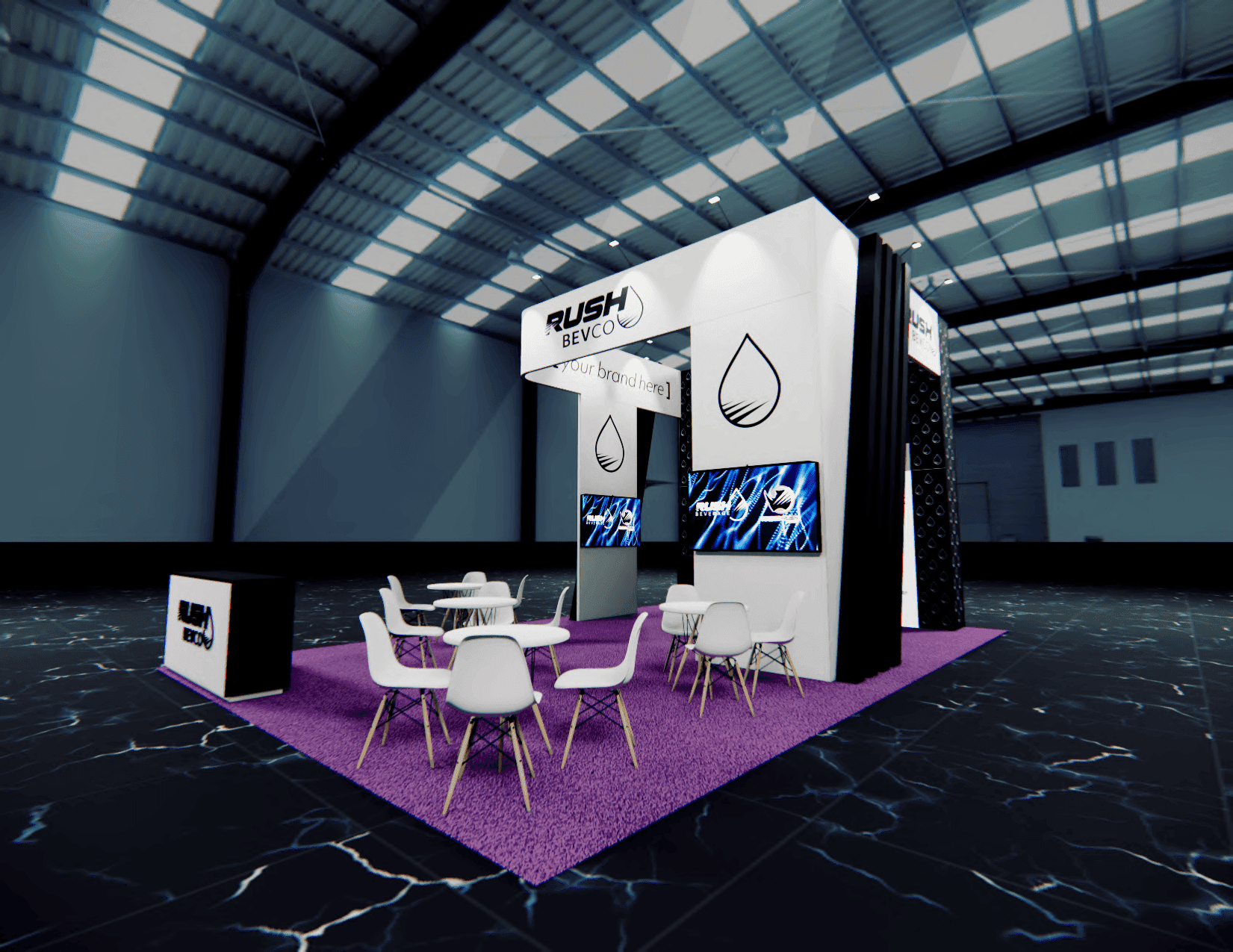 20 x 30 Island Exhibit Rental — IPPE, Atlanta
