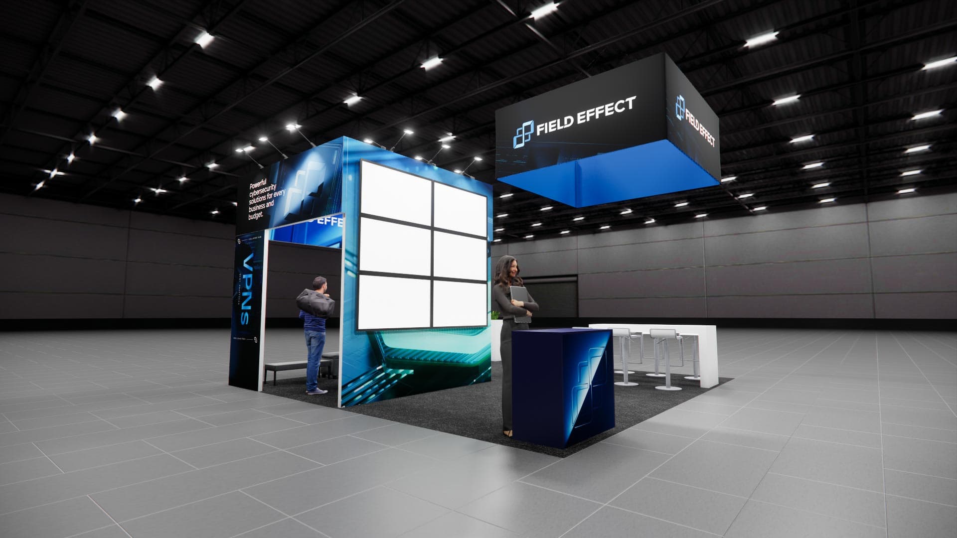 20 x 20 Island Exhibit Rental — CES, Las Vegas