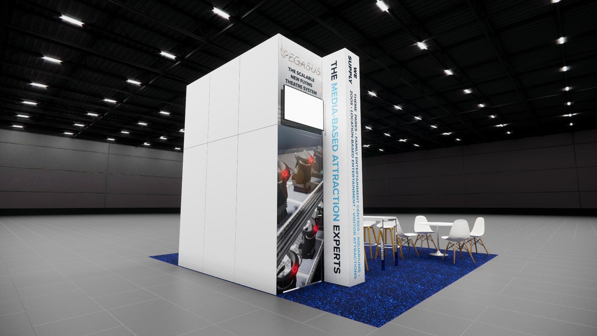 20 x 20 Island Exhibit Rental — InfoComm, Las Vegas