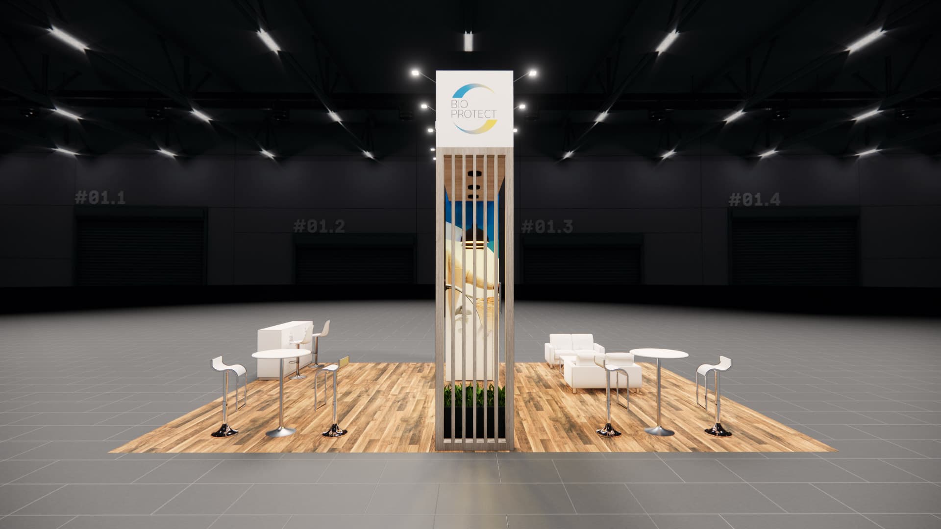 20 x 30 Island Exhibit Rental — IPPE, Atlanta