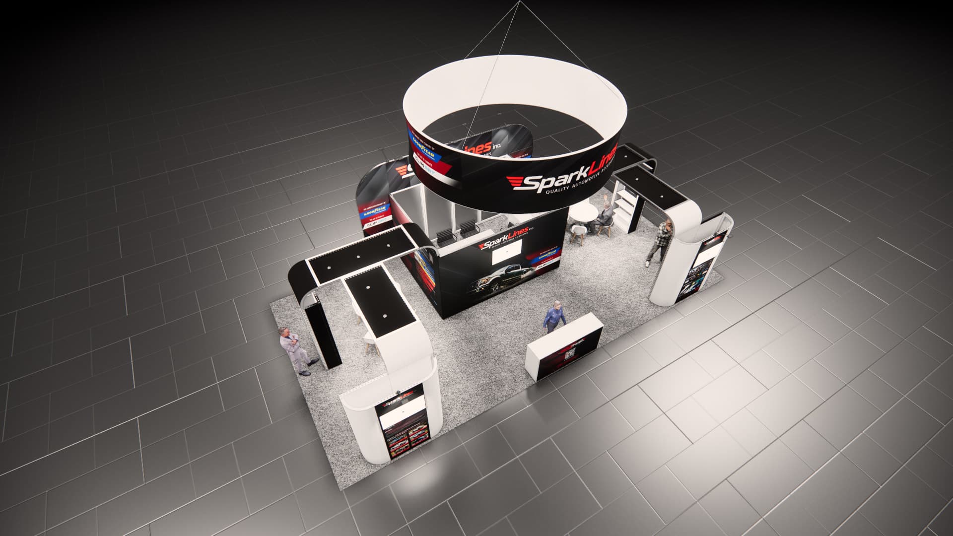 20 x 40 Island Exhibit Rental — IPPE, Atlanta