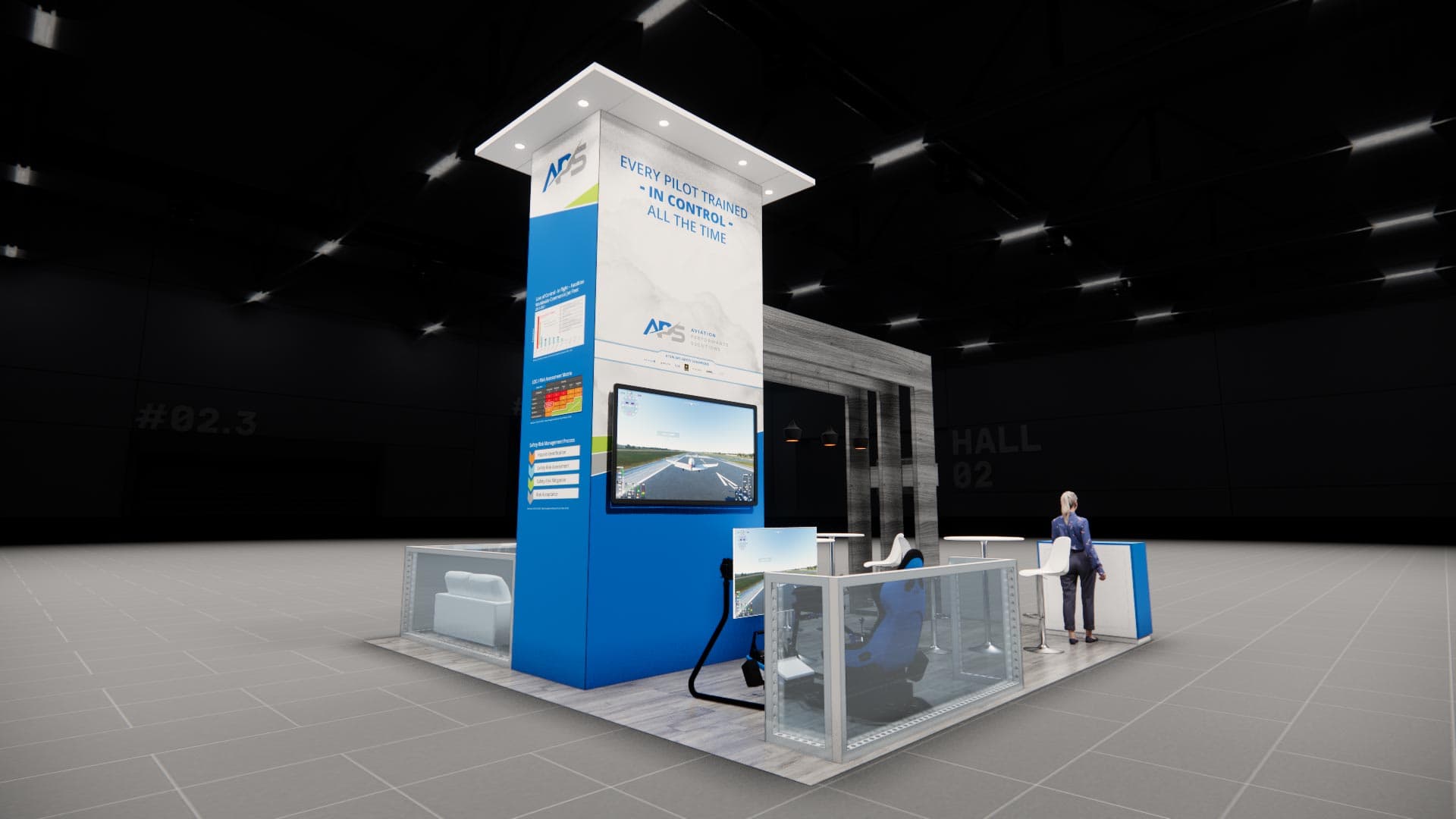 20 x 20 Island Exhibit Rental — InfoComm, Las Vegas