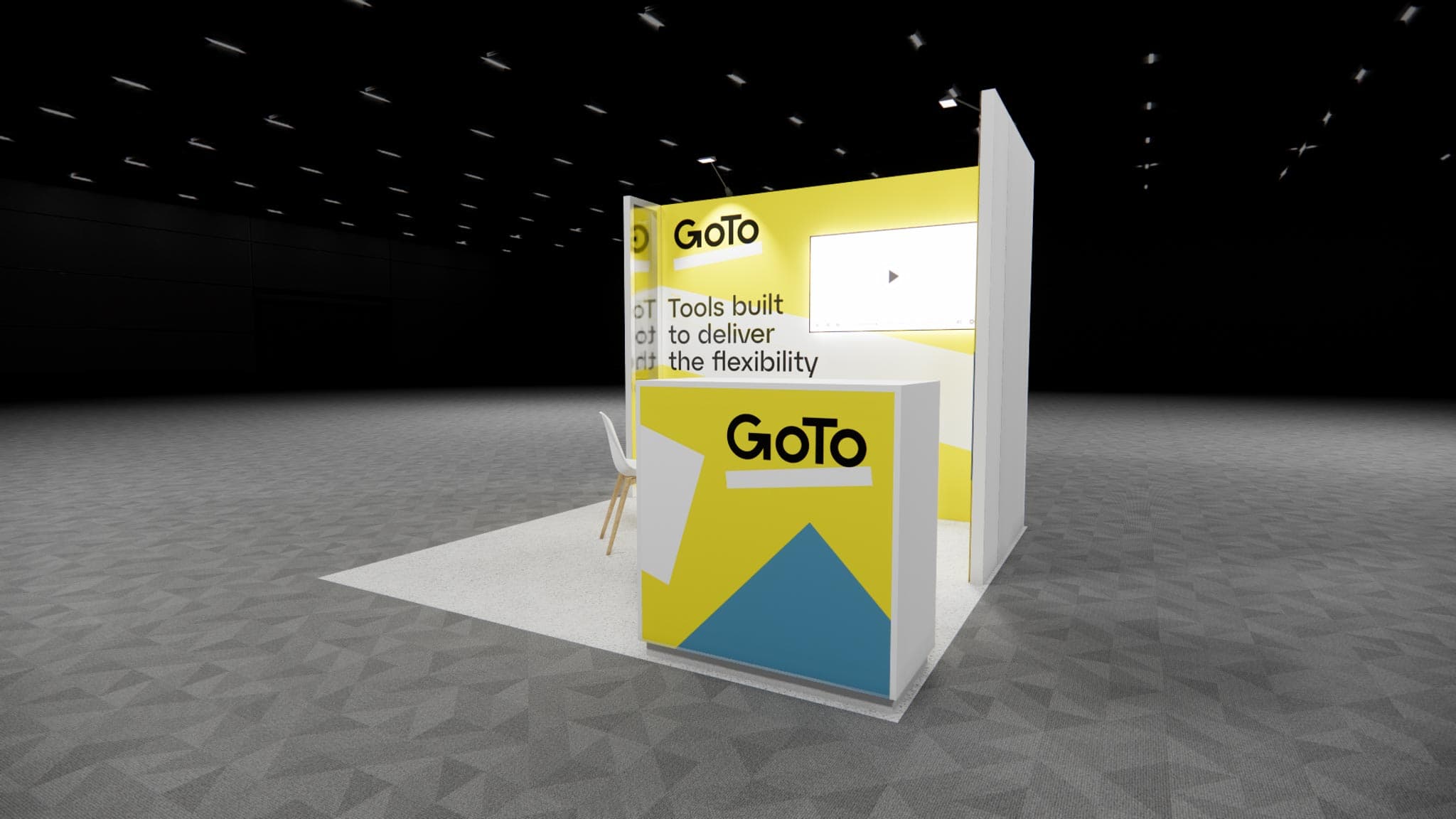 10 x 10 Inline Exhibit Rental — HIMSS, Las Vegas