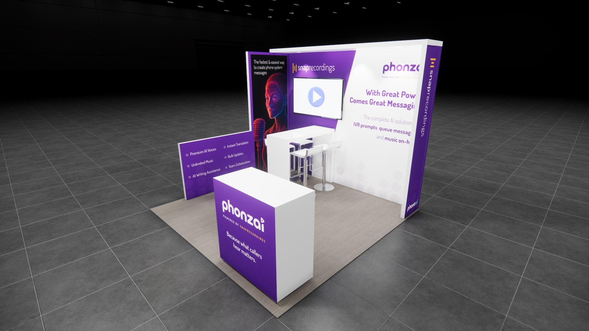 10 x 10 Inline Exhibit Rental — LDI Show, Las Vegas
