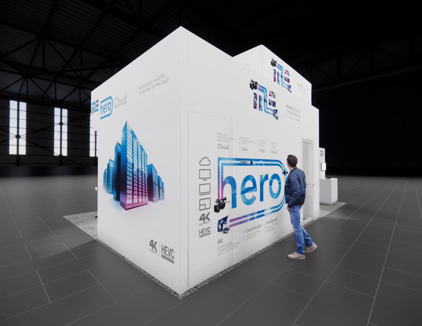 20 x 30 Island Exhibit Rental — OTC, Houston