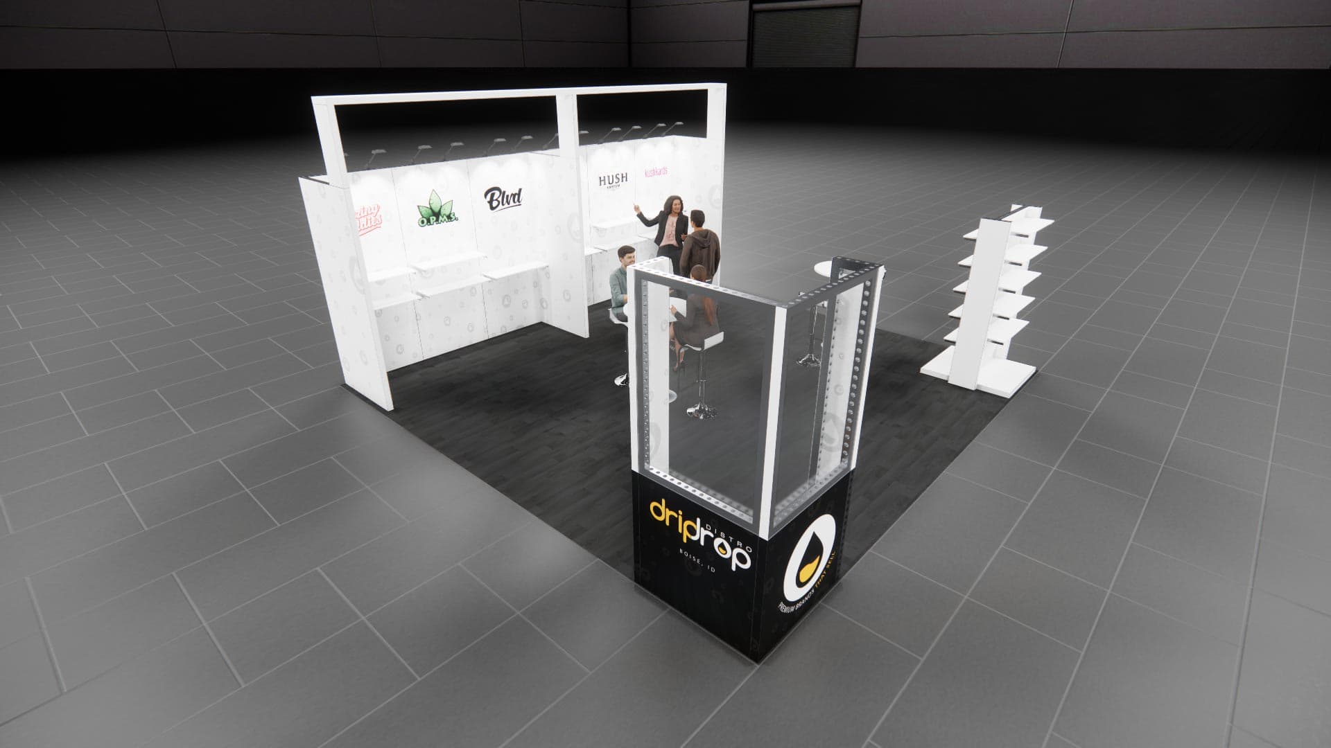 20 x 20 Island Exhibit Rental — InfoComm, Las Vegas