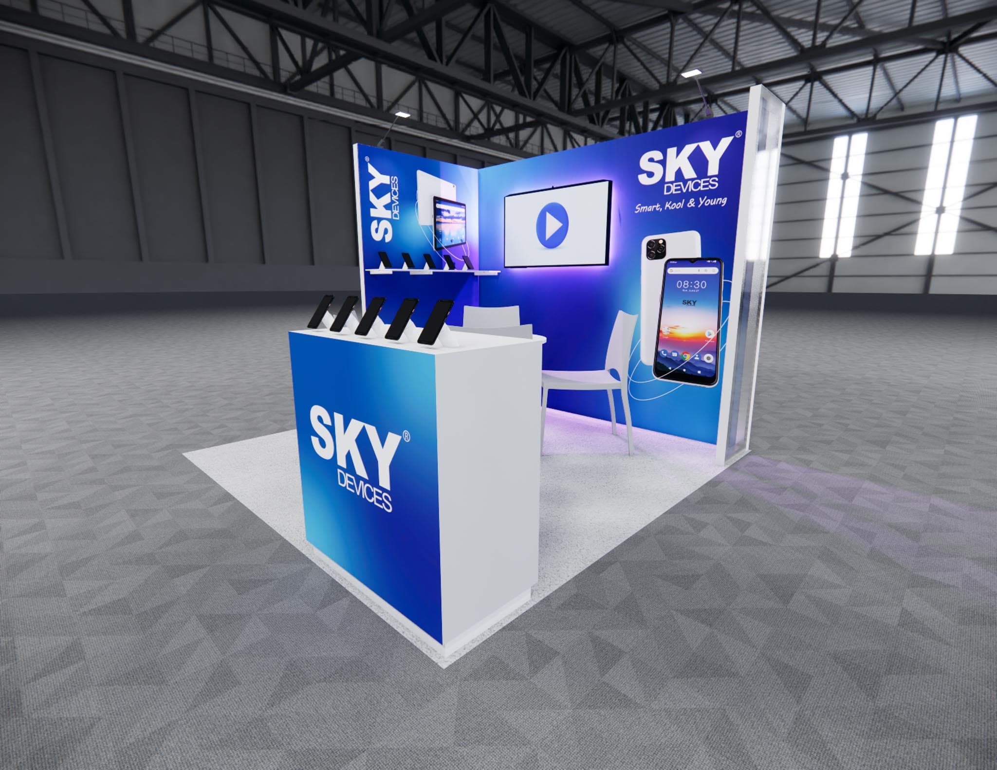 10 x 10 Inline Exhibit Rental — HIMSS, Las Vegas