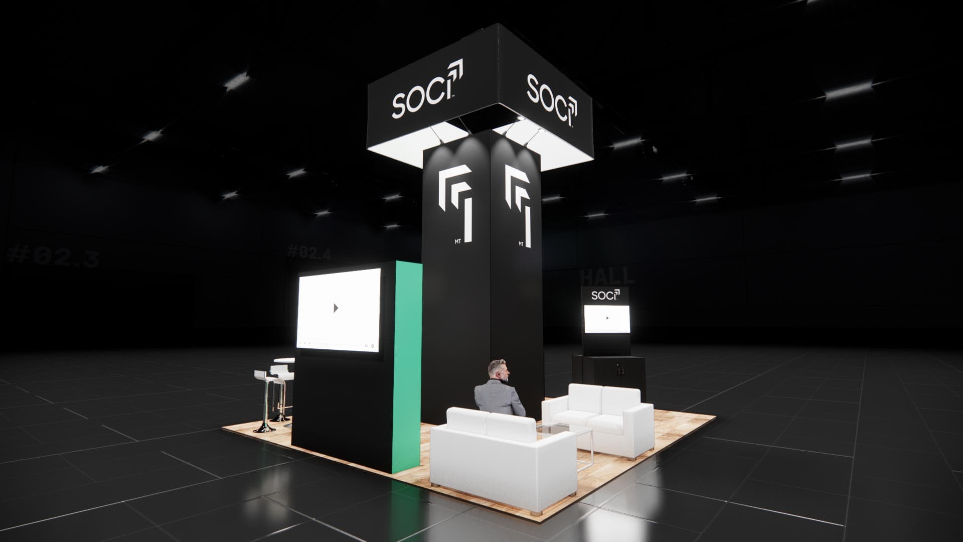 20 x 20 Island Exhibit Rental — MODEX, Atlanta
