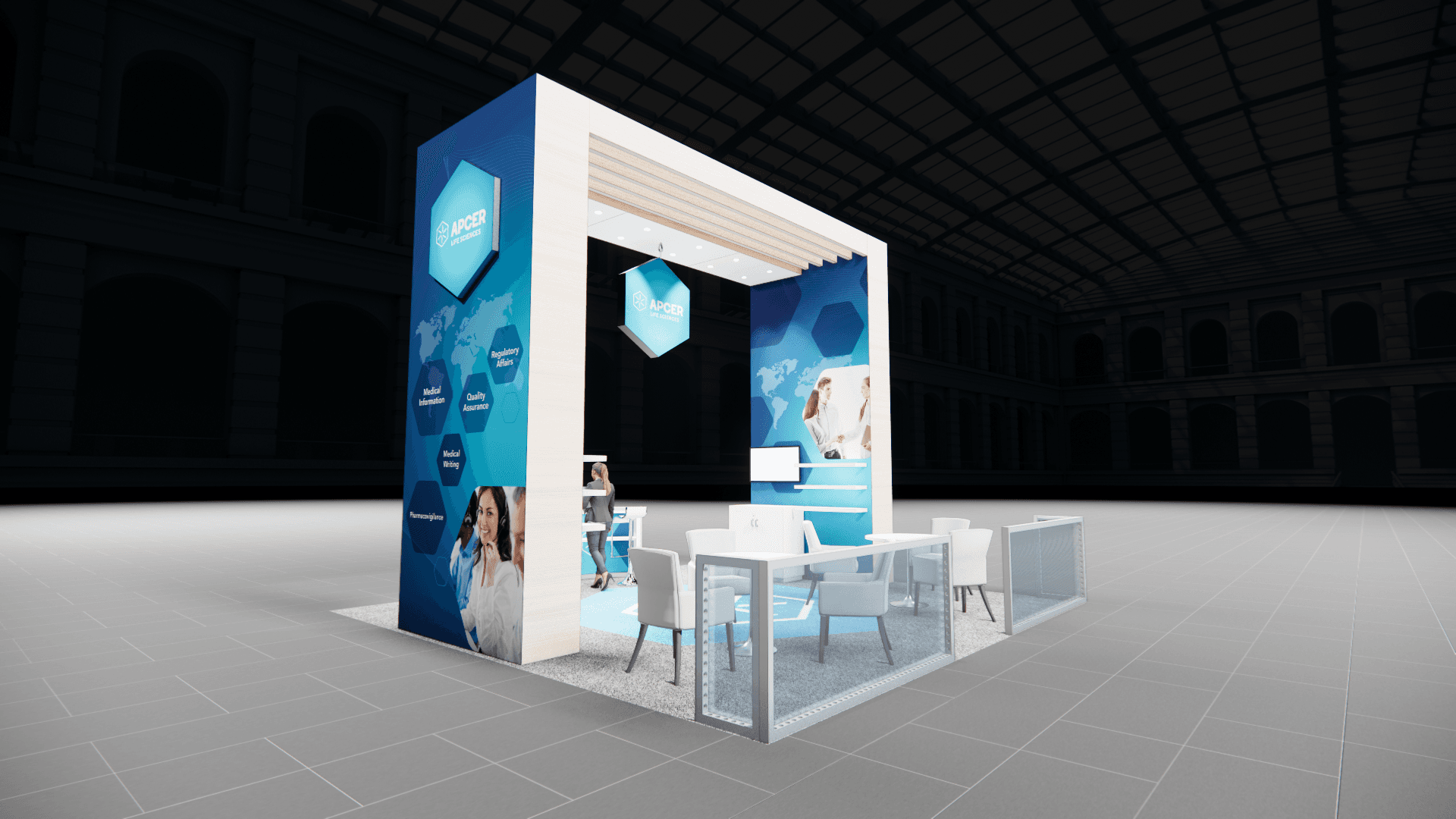 20 x 20 Island Exhibit Rental — InfoComm, Las Vegas