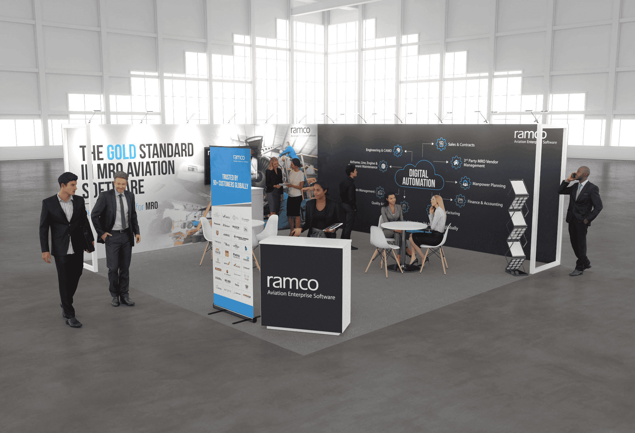 20 x 20 Island Exhibit Rental — IAAPA Expo, Orlando