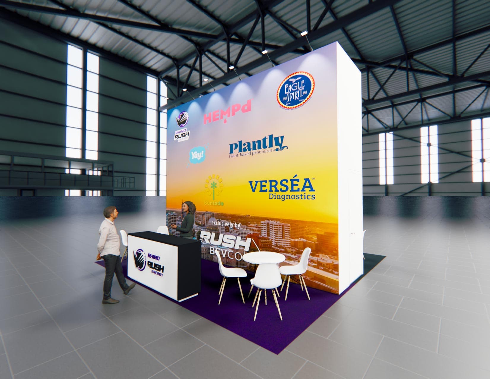 20 x 20 Island Exhibit Rental — Global Pet Expo, Orlando