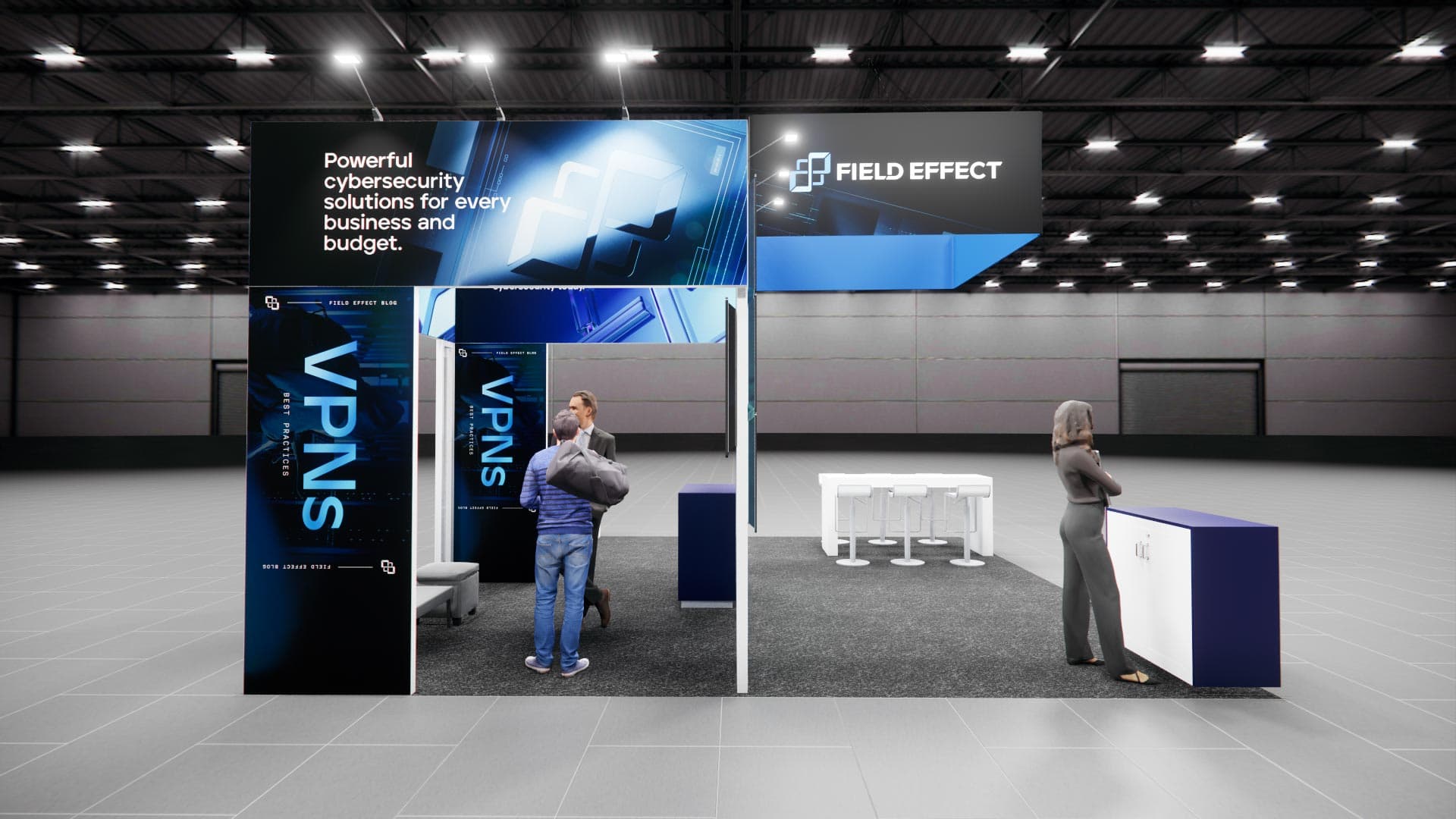 20 x 20 Island Exhibit Rental — CES, Las Vegas