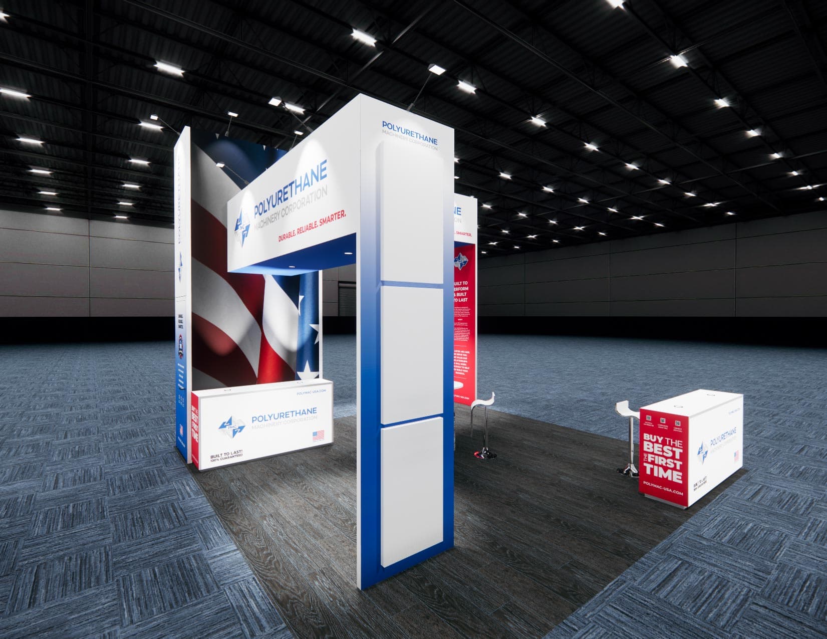 20 x 20 Island Exhibit Rental — MODEX, Atlanta