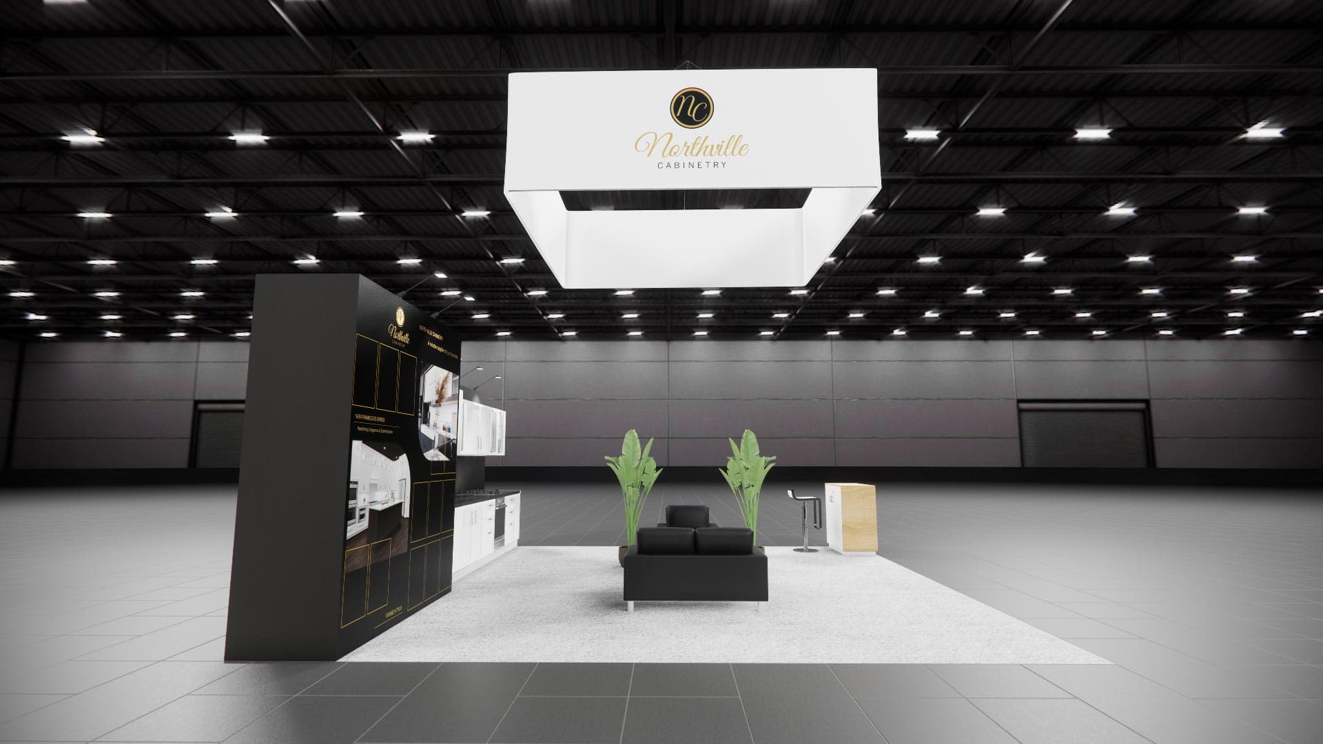 20 x 20 Island Exhibit Rental — MODEX, Atlanta