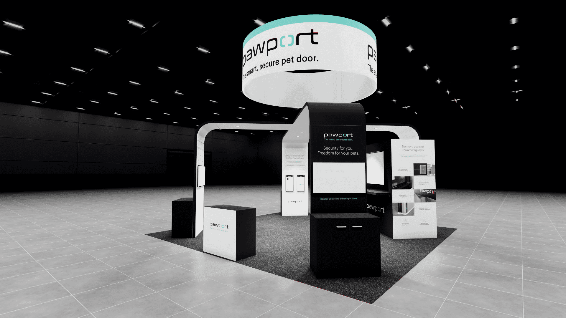 20 x 20 Island Exhibit Rental — InfoComm, Las Vegas