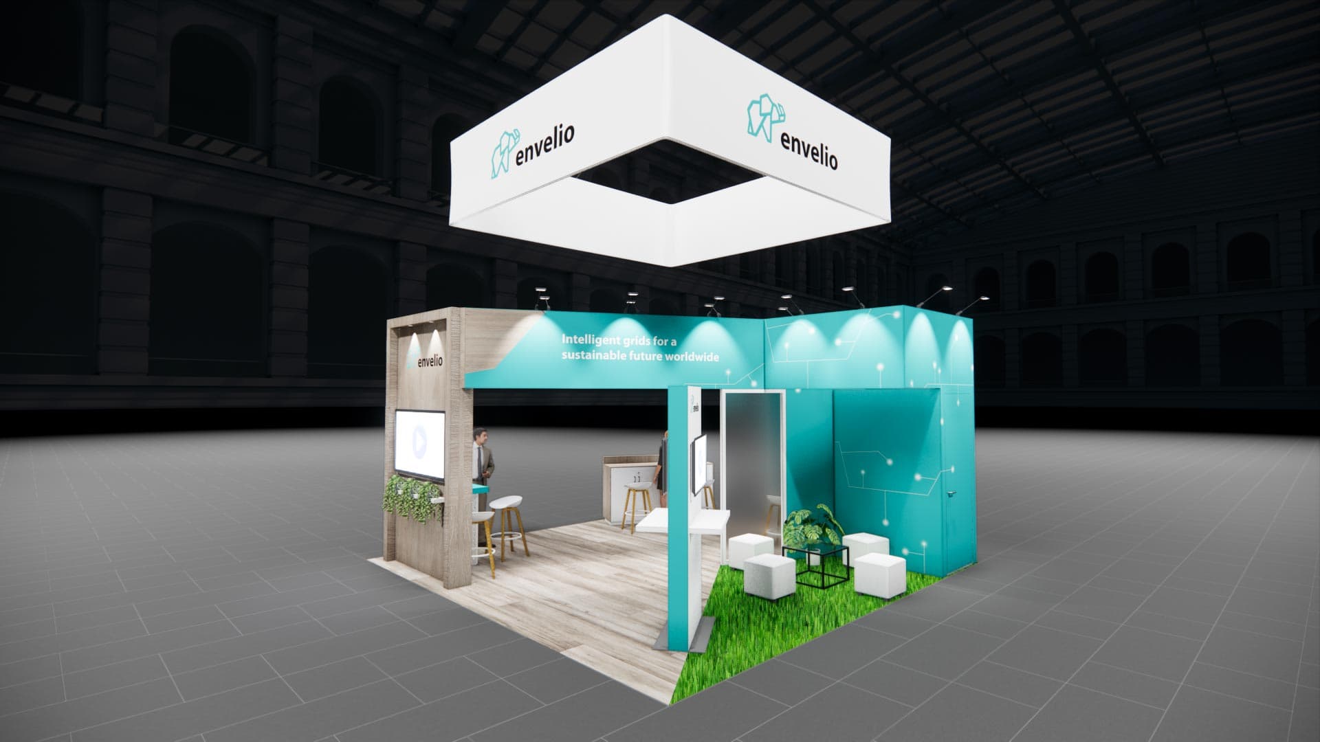 20 x 20 Island Exhibit Rental — Global Pet Expo, Orlando