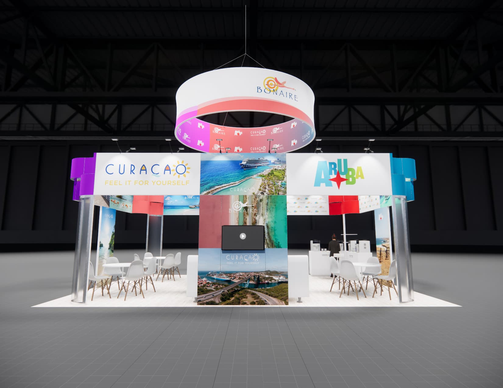20 x 30 Island Exhibit Rental — PACK EXPO Las Vegas, Las Vegas